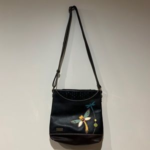 Chala Dragonfly Crossbody Vegan Leather Purse